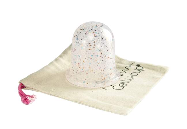 L'outil de massage en silicone Cellu-cup Glitter