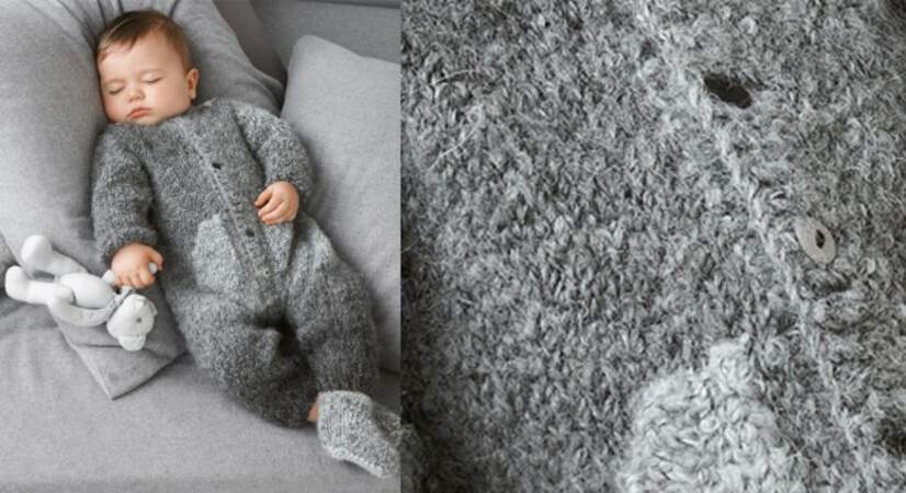 Combinaison tricotée