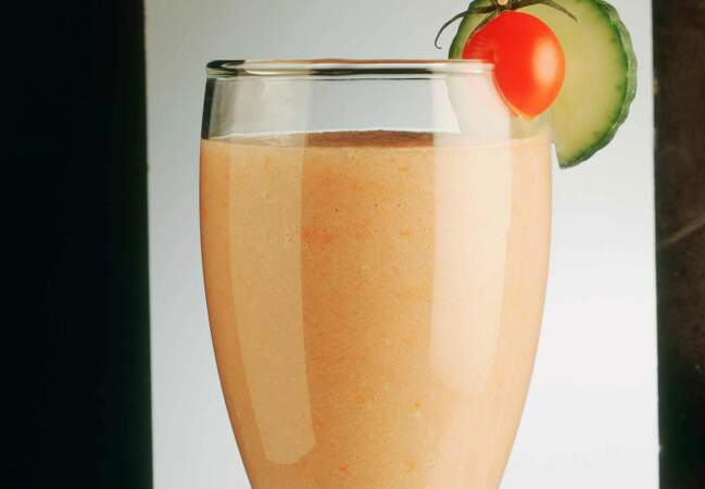 Smoothie tomate concombre  
