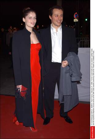 Laetitia Casta et Stefano Accorsi, le père d'Orlando, né en 2006 et Athéna, née en 2009