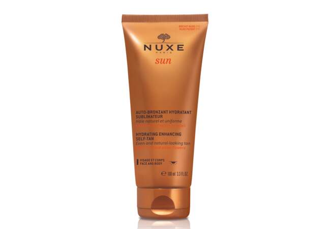 L'auto-bronzant hydratant sublimateur visage et corps Nuxe Sun Nuxe
