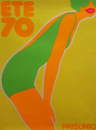 Affiche de Fredman Hauss pour Prisunic - 1970
