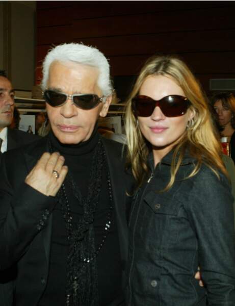 Karl Lagerfeld et Kate Moss