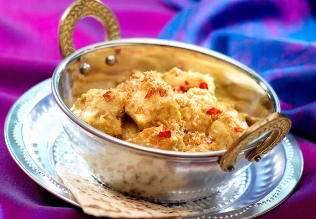 Poulet au curry à l'indienne