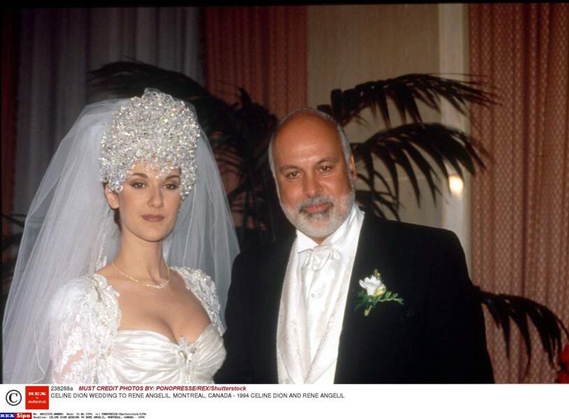 Mariage de Céline Dion et René Angélil : 15 juin 1994.