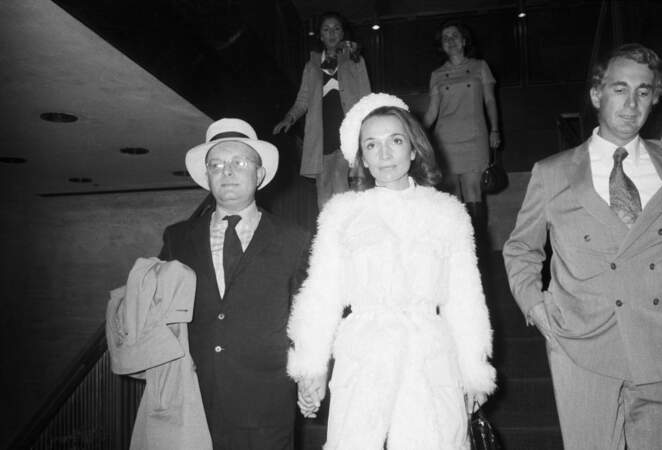 Lee Radziwill et son ami Truman Capote en 1969 à New York.