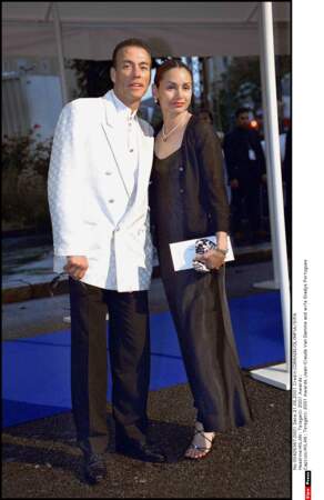 Jean-Claude Van Damme et sa femme Gladys Portugues : 2001