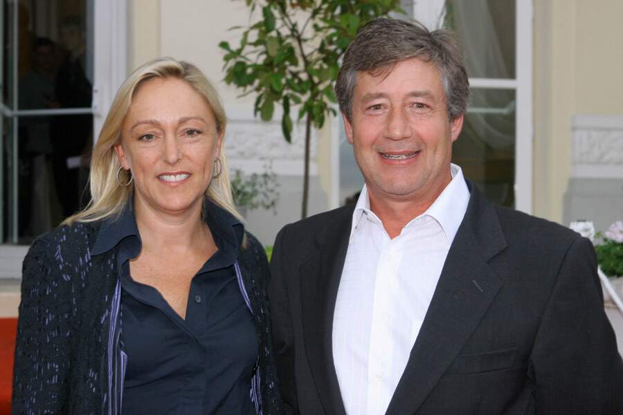 Patrick Sabatier et sa femme Isabelle au festival du film de Cabourg en juin 2007.