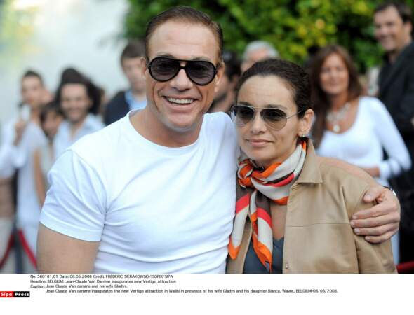 Jean-Claude Van Damme et sa femme Gladys Portugues : 2008