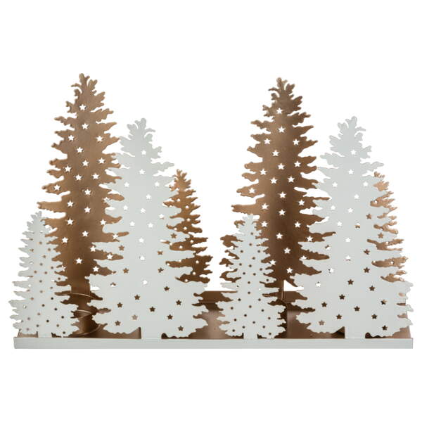 Lights4fun Déco Renne Faon De Noël En Rotin Brun 36 Cm Avec 50 LED Statique Blanc Chaud Pour Extérieur Ou Intérieur - Décoration Et Figurine