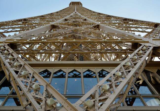 Atteindre le somment de la Tour Eiffel... vertiges garantis ! 