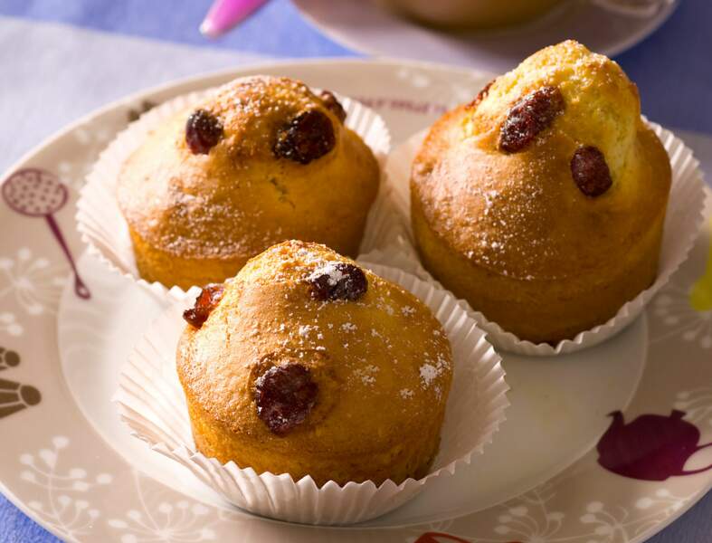 Les muffins aux cranberries