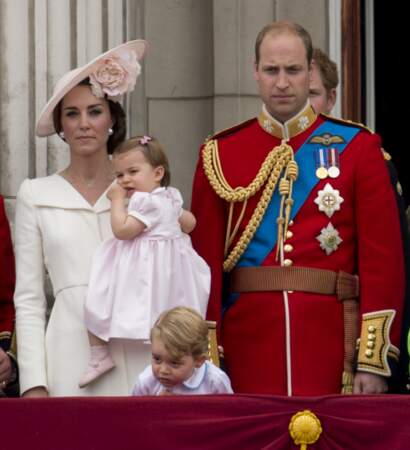 Le prince George s'éclate à la cérémonie Trooping The Colour à Buckingham Palace, juin 2016