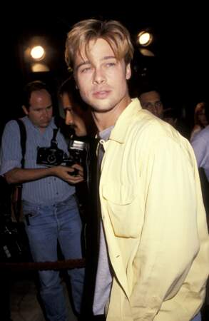 Brad Pitt à la première du film "My own private Idaho" en 1992 à Los Angeles.
