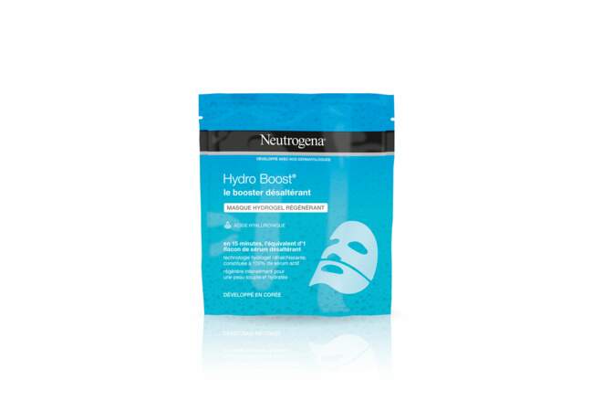 Masque hydrogel régénérant Hydro Boost, Neutrogena 