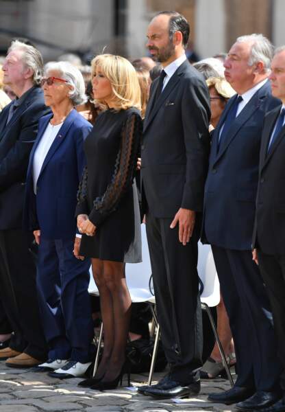  Brigitte Macron : une femme en deuil lors des obsèques de Simone Veil.