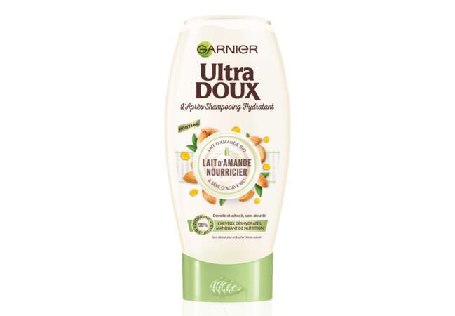 L'après-shampooing Ultra Doux au lait d’amande nourricier Garnier