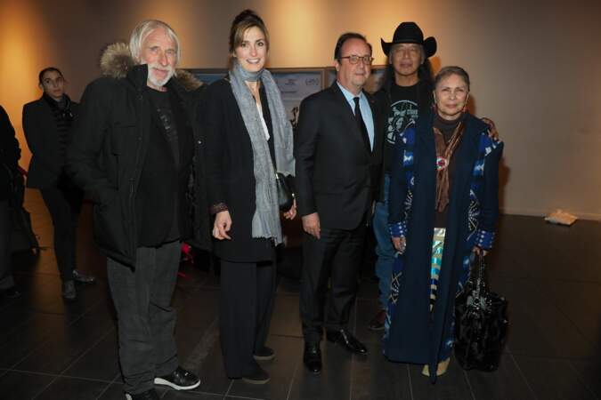 Pierre Richard, Julie Gayet, François Hollande, Ron His Horse is Thunder et sa femme Deborah