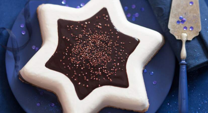 Gâteau bijou : l’étoile laquée