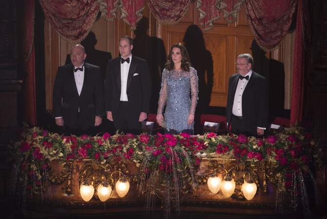 Laurie Mansfield, Giles Cooper Chairman, Kate Middleton et le prince William.