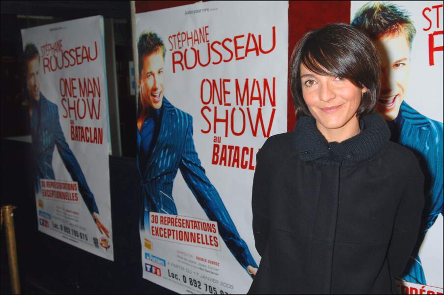 Florence Foresti à la générale du spectacle de Stéphane Rousseau en 2006.