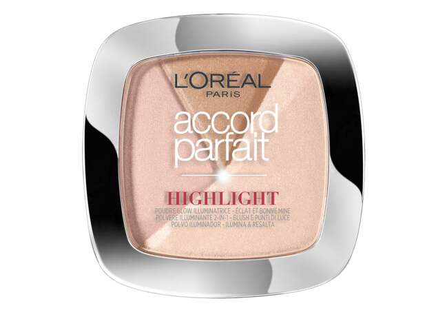 Blush Illuminateur Accord Parfait Highlight, L’Oréal Paris : illuminateur 