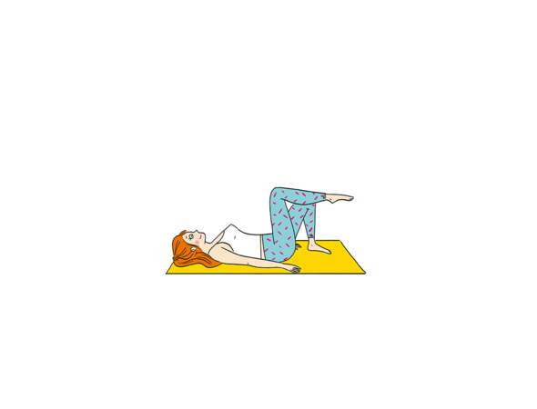 Exercice 1 : contraction étagée avec lever de jambe