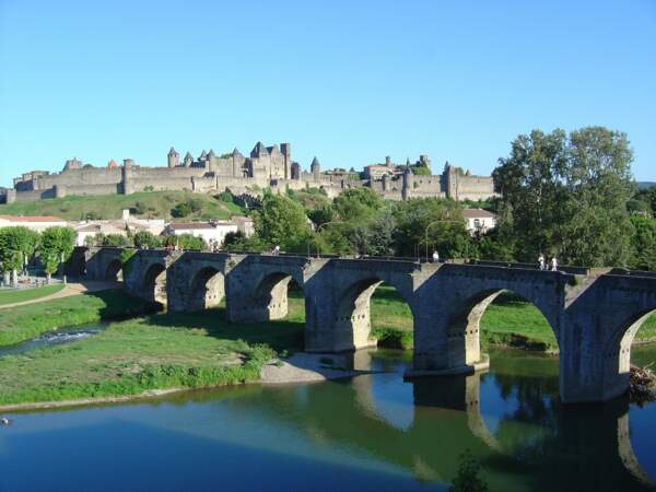 Cité Médiévale et pont vieux Carcassonne 