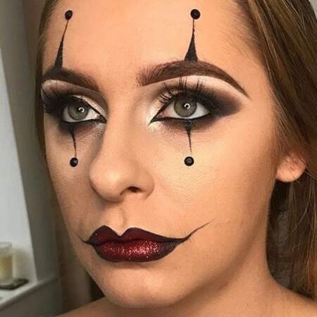 Maquillage d'Halloween artistique