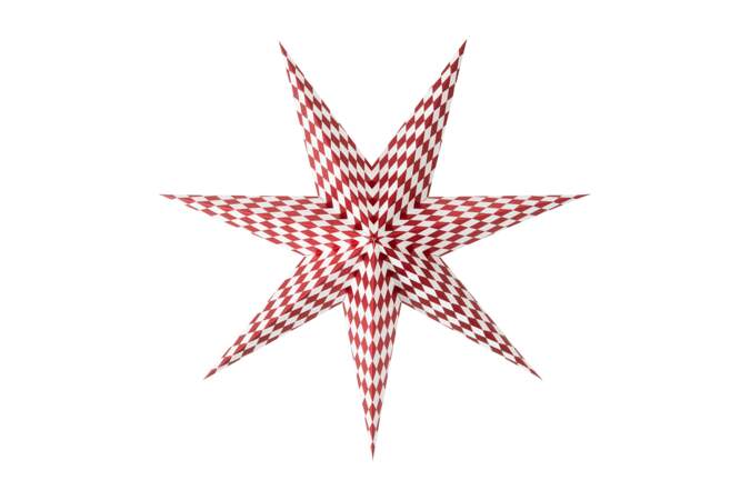 Une étoile décorative en papier 