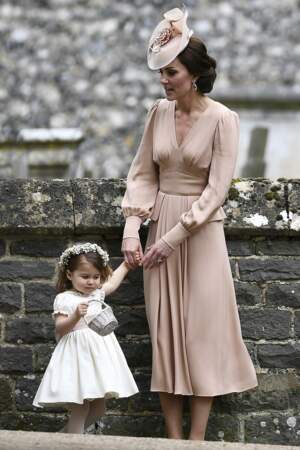 Charlotte et Kate Middleton 