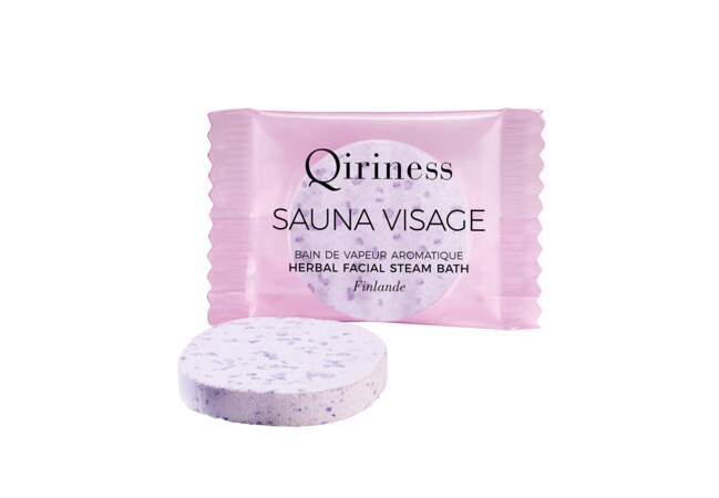 Le bain de vapeur aromatique Sauna Visage Finlande Qiriness