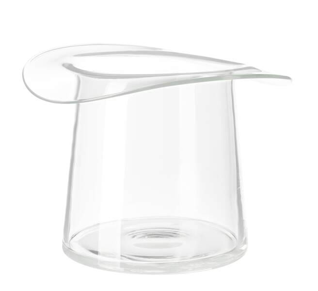 Vase chapeau en verre IKEA