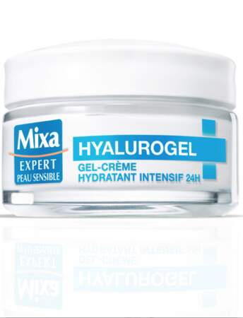 MEILLEUR SOIN VISAGE : Gel-Crème Hydratant Hyalurogel, Mixa Expert Peaux Sensibles