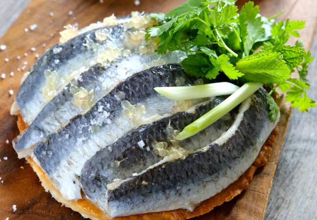 Tartelette de sardines fraîches au gingembre