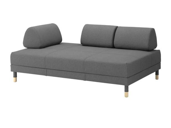 canapé lit gris Ikea