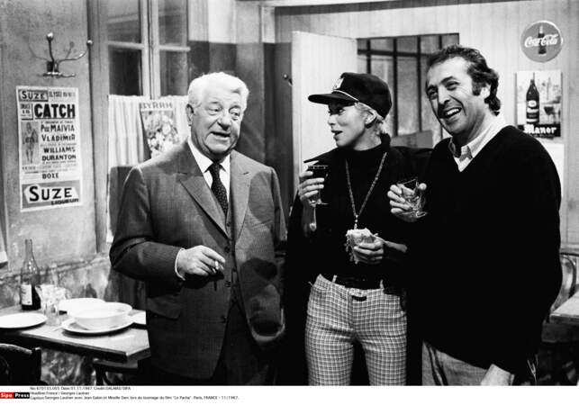 Avec Georges Lautner et Jean Gabin (Le Pacha)