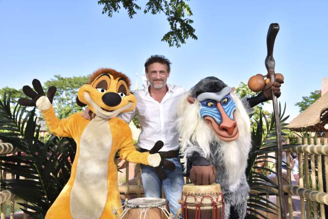 Jean-Paul Rouve fait honneur à la sortie du nouveau film Le Roi Lion à Disneyland Paris 