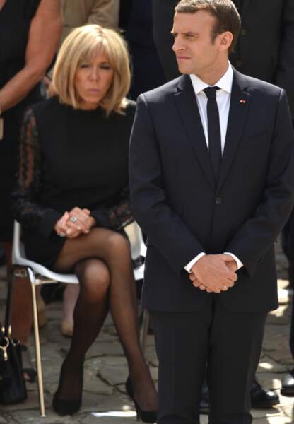  Brigitte Macron : le visage grave d'une femme en deuil lors des obsèques de Simone Veil. 