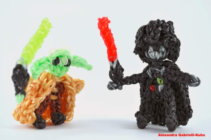 Dark Vador & Maitre Yoda par Alexandra