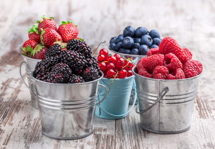 Privilégier les fruits rouges et les fruits riches en vitamine C
