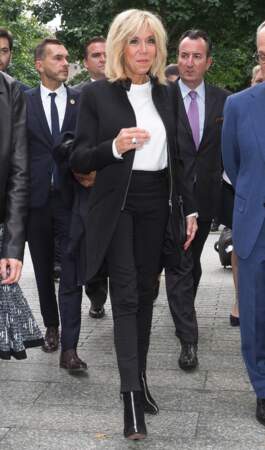 Brigitte Macron au Mémorial du 11 septembre à New York