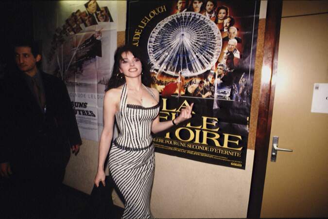 Béatrice Dalle à Paris en 1992.