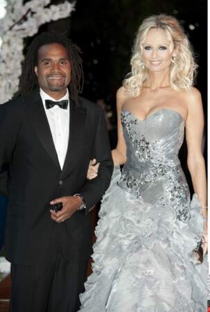 Christian Karembeu et sa femme Adriana : 2010