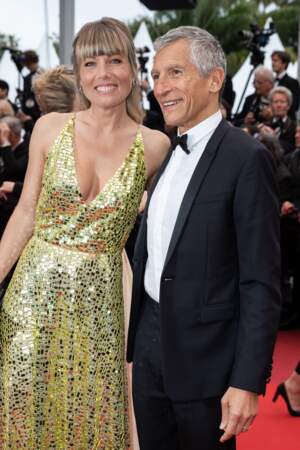 Nagui et son épouse Mélanie Page, amoureux devant les photographes à Cannes