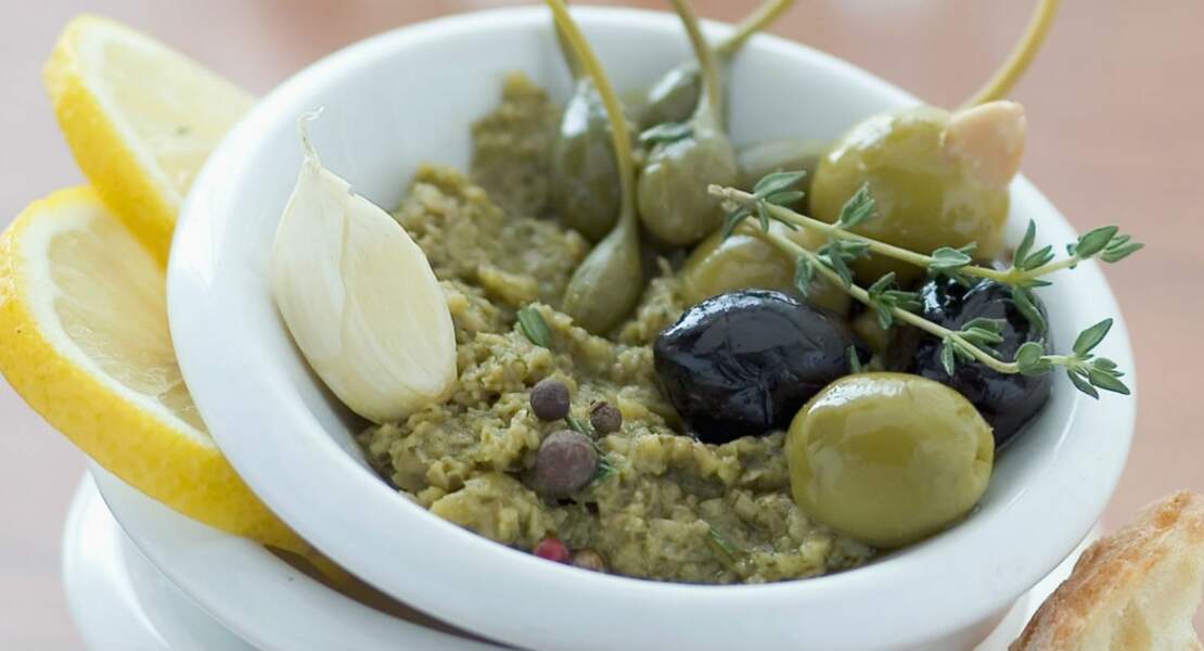 Tapenade d'olives vertes