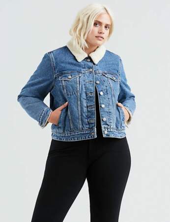 Look mode ronde : la veste en jean