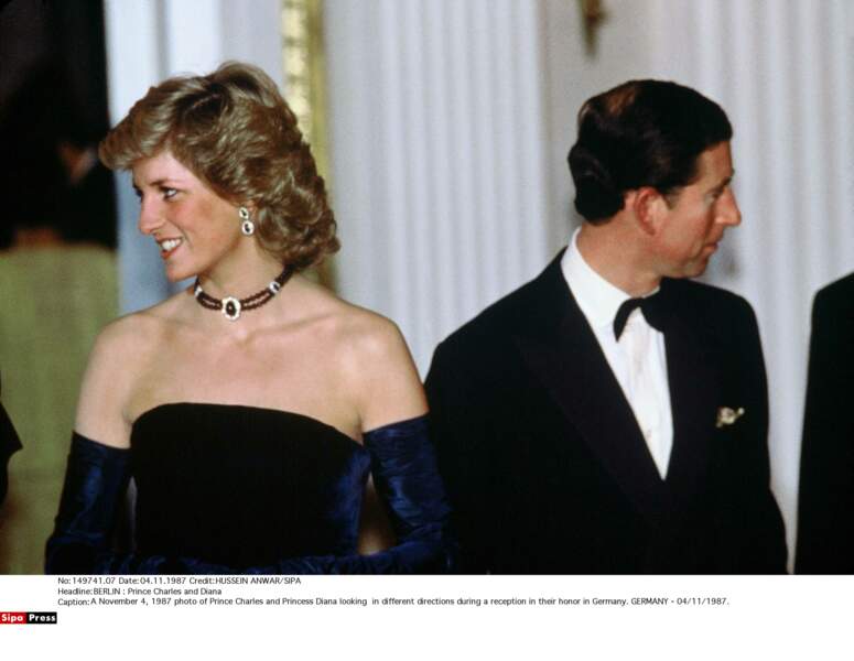 Le prince Charles et Lady Diana, 1987