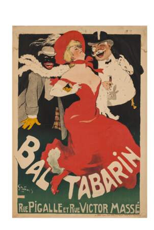 Affiche publicitaire pour le Bal Tabarin, 1904