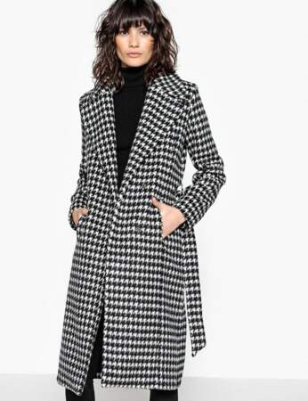 Manteau pied de poule la online redoute